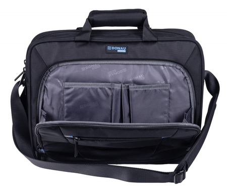 Torba na laptopa DONAU TRAVEL Zurich, 15,6", 12l, czarna