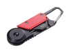 Brelok TROIKA Egon, z karabińczykiem, 5 funkcji, czarno‑czerwony