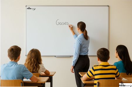 Magnetic whiteboard 60x40 / 40x60 cm in aluminum frame WA1