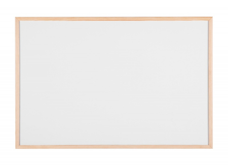 Tablica suchościeralna niemagnetyczna BI-OFFICE, lakierowana, 60x90cm, rama drewniana