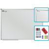 Magnetic whiteboard 60x40 / 40x60 cm in aluminum frame WA1