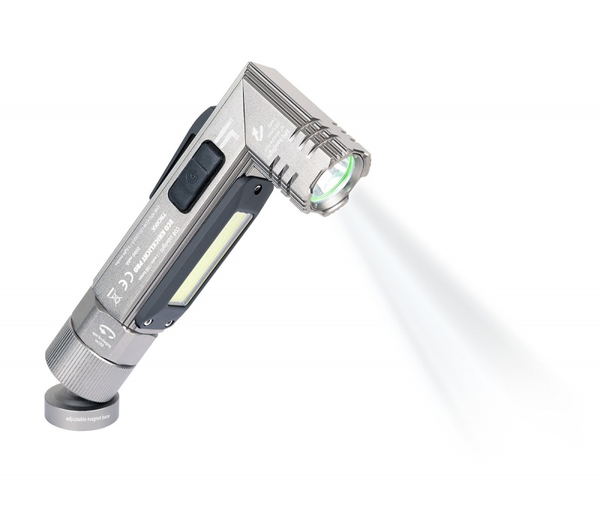 Latarka TROIKA Eco Knicklicht Pro, LED, 5 funkcji, szara