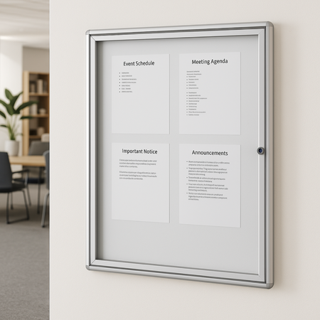 Gablota Ogłoszeniowa Informacyjna, wewnętrzna WA1 - 9xA4