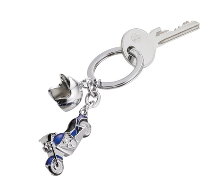 Brelok TROIKA Key Cruising, emaliowany metal, niebieski
