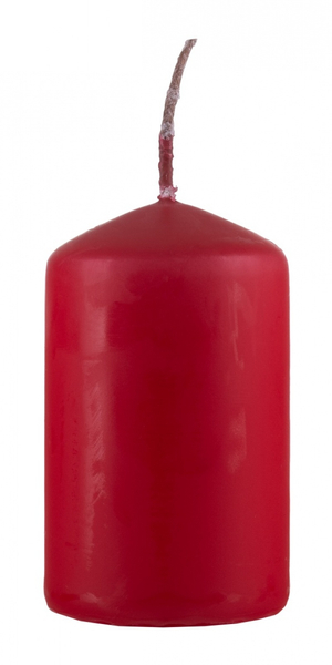 Świeca słupek DONAU HOME Spiced Christmas, 40x70mm, 4 szt., jabłko z cynamonem, czerwony