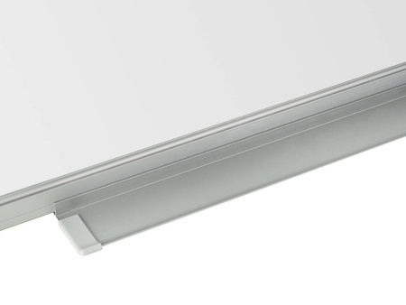 Ceramic magnetic whiteboard 180x90 cm in aluminum frame WA1