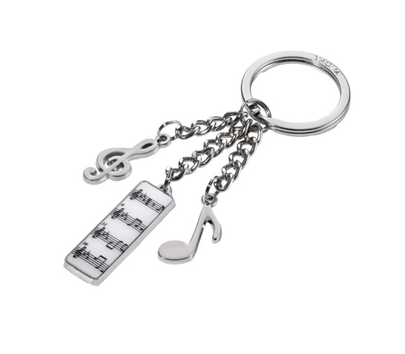 Brelok TROIKA 5 Sinfonie, 3 charmsy, metal