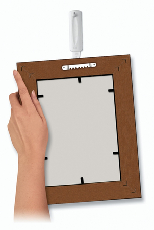 Wieszak COMMAND™ (17040), do obrazów z uchwytem, 1 haczyk + 2 paski, biały