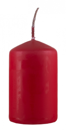 Świeca słupek DONAU HOME Spiced Christmas, 40x70mm, 4 szt., jabłko z cynamonem, czerwony