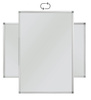 Keramik Whiteboard magnetisch 200x100 cm im Aluminiumrahmen WA1