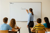 Magnetische Whiteboard 80x60 / 60x80 cm im Aluminiumrahmen WA1