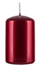 Świeca słupek DONAU HOME Adwent Lakier, 50x80mm, 4 szt., czerwony połysk