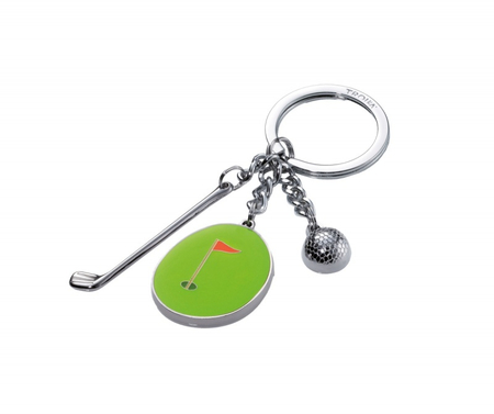 Brelok TROIKA Hole In One, 3 charmsy, emaliowany metal