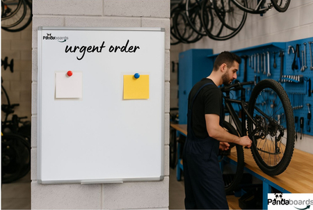 Tablica Magnetyczna Biała Suchościeralna 80x60 / 60x80 cm  w Ramie Aluminiowej WA1