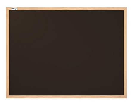 Tablica Kredowa Czarna 90x60 cm w ramie drewnianej 