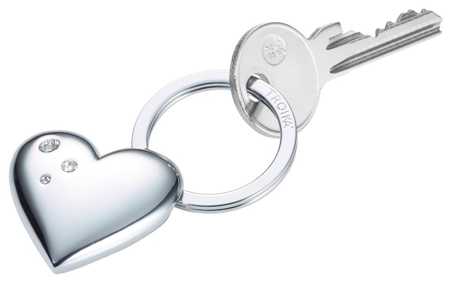 Brelok TROIKA Girls Best Friends Shiny, kryształki Swarovskiego, metal