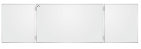 Tablica Rozkładana Tryptyk Magnetyczna Suchościeralna 180x120 /360 cm