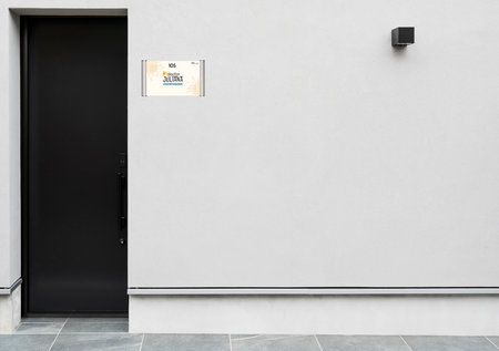 Tabliczka informacyjna przydrzwiowa A6 (148x105 mm)