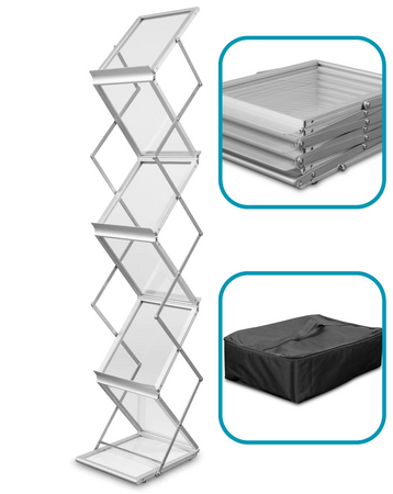 Stojak na broszury, ulotki i katalogi PandaBoards - 6xA4