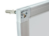 Magnetic whiteboard 60x40 / 40x60 cm in aluminum frame WA1