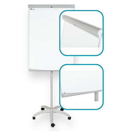 Flipchart Mobilny Magnetyczny Suchościeralny FM1 + Akcesoria