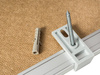 Magnetische Whiteboard 80x60 / 60x80 cm im Aluminiumrahmen WA1
