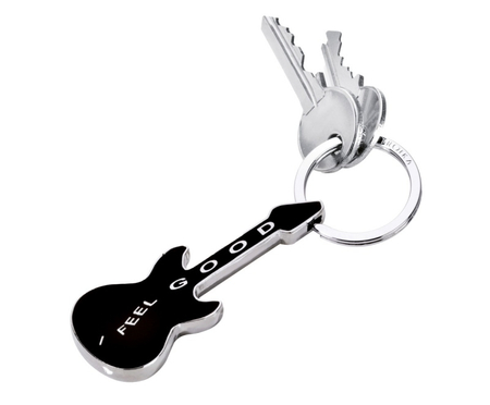 Brelok TROIKA I Feel Good, chromowany metal