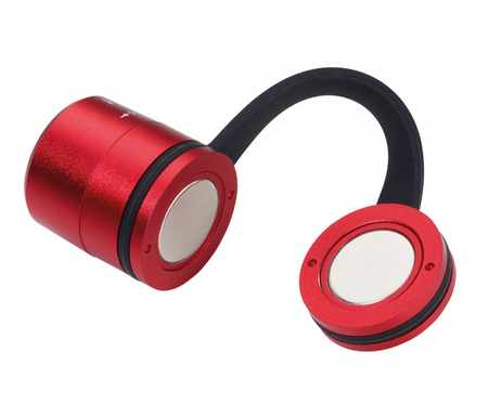 Latarka TROIKA Eco Run, z magnesem, LED, czerwona